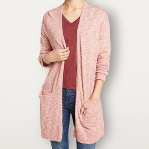 Madewell Cardigan Sweater Red Lightweight Knit Summer Ryder Oversized XL